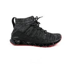 Lace Up Boot Type Running Shoes-Black