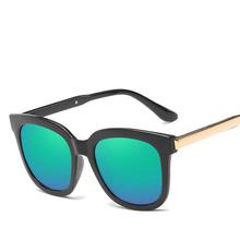 2018 Trendy Vintage Sunglasses Women Men UV400 Black Mirror Coating Sun Glasses Retro Hipster Goggles Oculos de sol