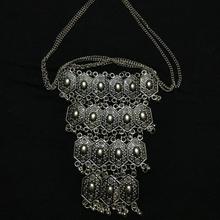 Latest Ethnic Design Silver Oxidized Beautiful Metal Necklace