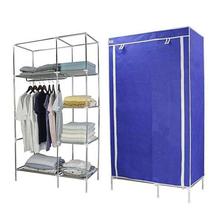 Styleys Cabinet Wardrobe Cupboard Foldable Storage Rack (Random Color )