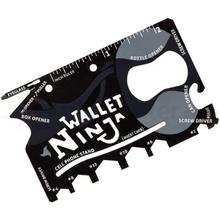 Tough Wallet Ninja 18 in 1 Multi Purpose Tool Kit - Metallic