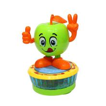 Green/Orange Rotating Apple Toy For Kids