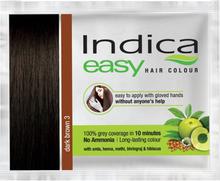 Indica Easy Shampoo Hair Color, Dark Brown-25ml
