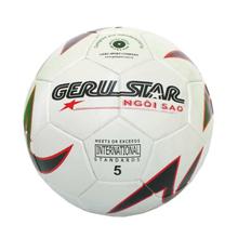 Geru Star White/Black Soccer Ball