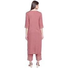 Khushal K Women's Rayon Kurta With Palazzo Set