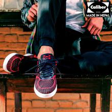 Caliber Shoes Red Casual Lace Up Shoes For Men- (690)