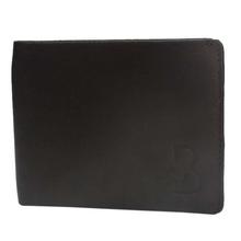 Black Fold Solid Wallet For Men