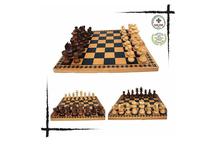 Chess Men Wooden Kashmir