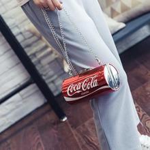 Red Coke Can Clutch Bag For Women