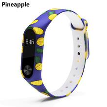 BOORUI Miband 2 Accessories  mi band 2 strap colored Special Silicone Strap belt for Xiaomi Mi Band 2 Smart Bracelets Smartband