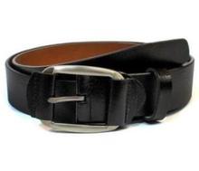 Black Solid Belt For Men