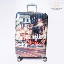 Unisex Spinner Rolling Luggage 3D Mi Pattern Printing Suitcase 20 Inch Carry-on