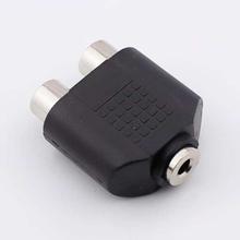 1 piece of 2- RCA to 3.5mm Audio Adapter