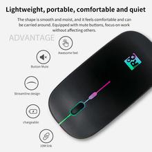 R8 A6 Wireless Bluetooth Charging Mouse with RGB