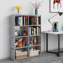 4 Layers Bookshelf Storage Shelve, Book Rack for Books Storage Organizer Children Book Rack Bookcase for Home Furniture Cabinet Shelves for Bedroom Office Living Room  (8-Cubes)