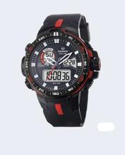 Black Digital Unisex Watch - (Black/Red)