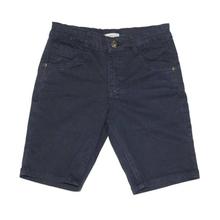 Navy Blue Plain Cotton Shorts For Boys - (121246517921)