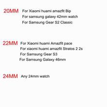 Canvas Nylon Wristband Strap For Xiaomi Amazfit Stratos 2 Pace