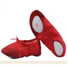 New Child Girl Soft Women Canvas Fitness Ballet Dance Gymnastics Slippers Shoes