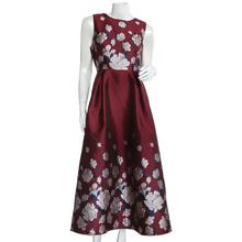 Maroon Floral Printed Gown For Women