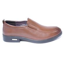 Shikhar Shoes Brown Formal Slip-On Shoes For Men - 11125