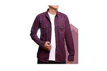 Boysenberry Soft Denim Men's Shirt