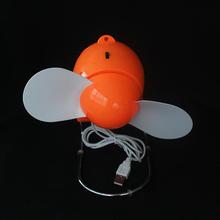 Orange USB Fan with Stand