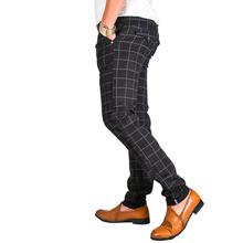 Virjeans Stretchable Cotton Check Black Chinos Pant for Men (VJC 715) 4