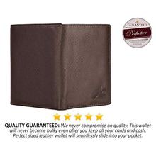 HORNBULL Trifold Brown Men's Genuine Leather Wallet