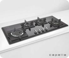 Capella BHC Cuatro Crystal 90 IN 4 Double Ring Burner Cooktop