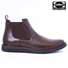 Caliber Shoes Coffee Chelsea Boots For Men - ( 481 C)