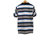 Kids Polo T-shirts Striped Design – Blue/White/Black