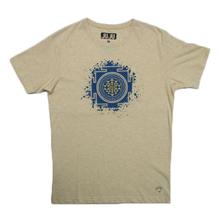 Cream Shri Yantra Printed T-shirt