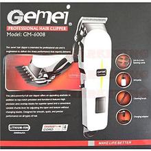 Gemei Gm-6008 Rechargeable Hair Clipper Trimmer For Men