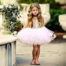 Newborn Baby Party Dresses for Girls 1st Year Birthday Tutu Dress