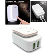 LDNIO A2205 Dual USB LED Smart Wall Charger