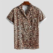 Hawaiian Printed Short sleeve Men's shirt Casual Shirt men