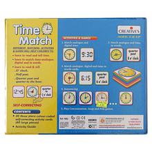 Creative Educational Aids Time And Match Cards Game - Multicolored