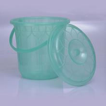 Marigold Transparent Plastic Bucket Navy Blue[10 Litre]