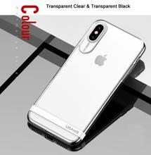 USAMS Primary Series Ultra-Slim Soft Clear TPU Back Case Cover For Apple iPhone X