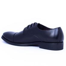 Caliber Shoes Black Wing Tip Lace Up Formal Shoes For Men - ( T 505 C)