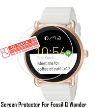 Tempered Glass Screen Protector Anti-Bump Scratch Resistant For Fossil Q Marshal