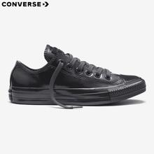 Converse Chuck Taylor Shiny Leather Black Ox Sneakers for Women 553271C