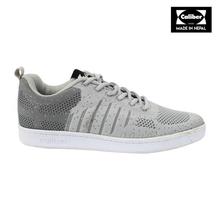 Caliber Shoes White Casual Lace Up Shoes For Men- (670)