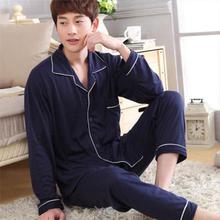 Long-sleeved pajamas _ pajamas spring and autumn men's