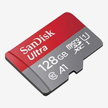 SanDisk Ultra MicroSDXC 128GB UHS-I Speed Up To 120Mb/S, A1 Class @10 Memory Card