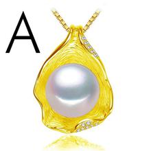 FENASY charm Shell design Pearl Jewelry,Pearl Necklace Pendant,925 sterling silver jewelry ,fashion necklaces for women 2018 new