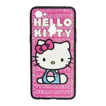 Pink Kitty Printed Mobile Back Cover For Oppo F7