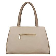 Bags Villa PU Leather Handbag for Women and Girls Ivory