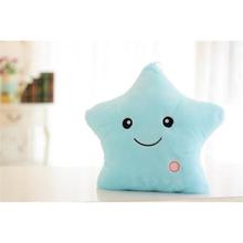 Luminous Pillow Star Cushion Colorful Glowing Pillow Plush